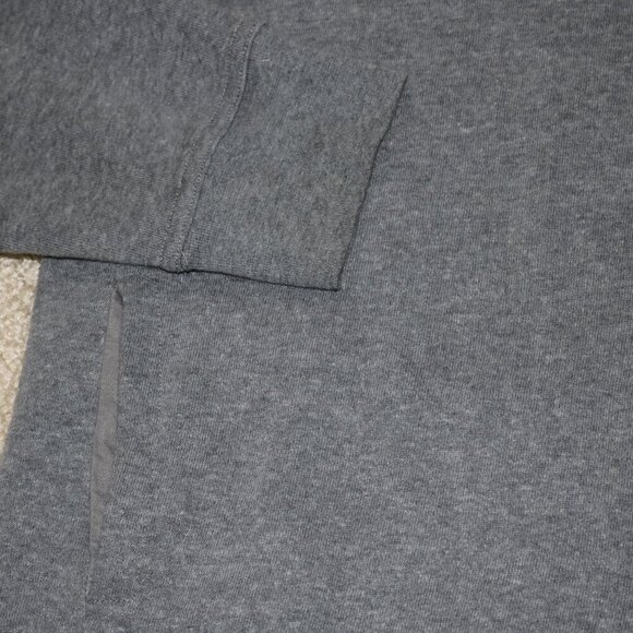 J. Crew Heather Gray Full-Zip Hoodie - Picture 2 of 3